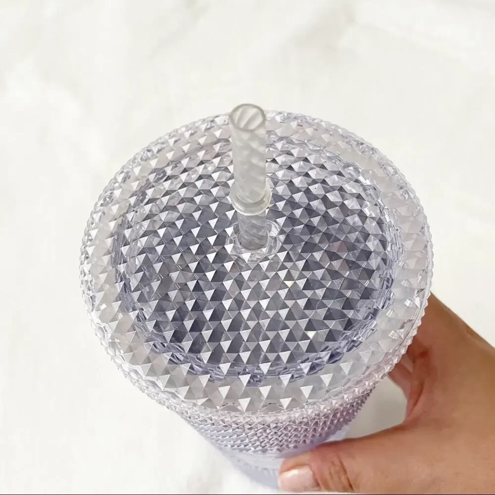 Starbucks platinum sliver studded tumbler limited edition venti coffee